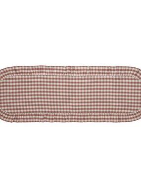 Rosehill Cottage Ruffle Cotton Table Runner 12x72 NEW
